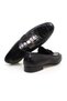 Black Color Laceless Genuine Leather Leather Sole Men's Shoes - 2