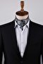 Shawl Pattern Green - Yellow Italian Silk Ascot Tie Sac31 - 6