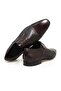 Brown Lace-Up Genuine Leather Sole Men's Shoes - 2