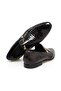Gray Abrajli Color Laceless Genuine Leather Men's Shoes - 2