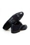 Dark Blue Color Lace-Up Genuine Leather Suede Men's Shoes - 2