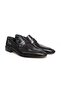 Black Color Laceless Genuine Leather Men's Shoes
