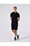 Cotton Black Men's Polo Neck T-Shirt 6Sm5051 - 5