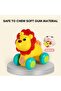 - Baby Push & Go Animal Toy With Rolling Wheels Multicolor - 4
