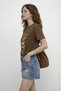 Printed Short Sleeve T-Shirt Ht Dog - 2