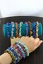 Tiger's Eye Bracelet Tiger's Eye Stone Bracelet Flexible Cord Fits Any Wrist Natural Stone Bracelet - 3