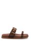 Siri Sola Women's Slippers 0012367 Brown Suede - 4