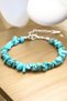 Turquoise Necklace Bracelet Turquoise Pendant Bracelet Set Steel Wire Steel Clip Steel Ring Steel Chain - 5
