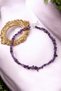 Amethyst Necklace Broken Stone Necklace Steel Wire Steel Clip Steel Ring Steel Chain Natural Stone Necklace - 5
