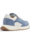 Leather and Suede Women's Sneakers with Side Zipper - 4