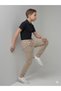 School Girl Boy Child Stone Color 2 Thread Seasonal Sweatpants - 2