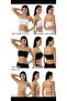 Women's Seamless Strapless Bustier - Seamless Gathering Bandeau Bra Without Pads