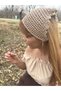 File Model Bandana, Star Detailed Knitted Bandana Bohemian Summer Hair Accessory