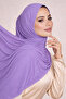 Ultra Soft Dark Lilac Combed Cotton Shawl Non-Slip Shawl Anti-Sweat Flowy Shawl
