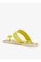 Look Copacabana Women's With Printed Sole Single Strap Sandals-Yellow, size-40 - 2