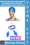 # Bone Flexible Silicone Pool and Sea Waterproof Large Size Hair Cap Ear Nose Plug Stylish Special Set
