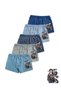 95% Cotton Boys' Lycra Combed Cotton Boxer Set of 5 / Underpants / Underwear - 7