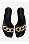 Avolto Corrente 2K Women's Low Sandal With Chain Design-Black, size-37 - 4