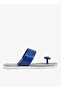 Look Estampa Women's Printed Sole Single Strap Sandals-Blue, size-39