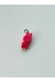 Pink Color Organic Labubu Bag Charm Keychain - 2