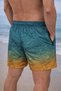 Men's Swim Shorts with Zipper Pockets and Mesh Lining Quick Dry Premium - Multi Color - 3