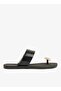 Look Me Metal Women's Single Strap Sandals-Black, size-41/42