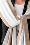 Reversible Piped Patchwork Knitwear Scarf – Square-Piece Unisex Sports Shoulder Shawl, Boho Style Winter Scarf - 8