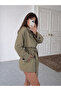Windbreaker Trench Coat with Buttons and Ties - 2