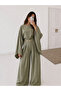 Bat Sleeve Oversize Blouse Pants Set - 3
