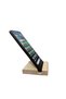 Tabletop Wooden Phone Stand Compatible with All Models, Holder (Wooden Phone Holder) Acrobat Gray - 3