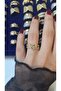 Premium Design Zircon Stone Sparkling Women's Ring Adjustable Without Size