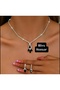 Crystal Stone Necklace Earrings Bracelet Three-Piece Set Gift Jewelry Set - 2