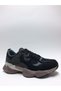 Lace-Up Black Color Lightweight Comfortable Daily Sneakers Sports Men's Shoes - 2