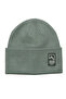 Men's Jacalpes Logo Detailed Knitted Beanie 12286472 Green