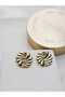 Damla Bombeli Gold Women's Earrings - 3