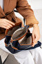 Stylish Model Polo Fabric Jp Silver Logo Stylish Hand and Shoulder Bag Shoulder Bag Size: 23 X 18 cm - 3