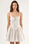 Busem Tie Detail Floral U-Neck Mini Dress - 7
