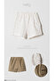 2-Piece Summer Muslin Baby Shorts with Side Pockets and Elastic Bands