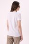 Crep Women's Basic V-Neck Short Sleeve T-Shirt White – Regular Fit 100% Cotton - 2