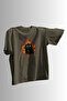 "Everything Is Fine" Ironical Cat Printed Unisex Oversize 24/1 100% Cotton T-Shirt