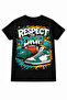 100% Cotton Respect Printed Kids T-Shirt - 2
