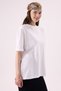 Crep Women's Basic Crew Neck Oversize T-Shirt White – 100% Organic Cotton