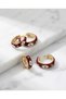 Thin Stone-Detail 3-Pack Hoop Earrings - 2