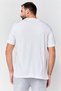 Men Sportswear Fit Short Sleeve Outdoor T-Shirt, White - 4