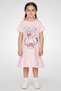 Hello Kitty And Friends Toddlers Girl Hello Kitty Print Short Sleeve Dress, Pink