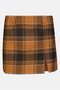 Women Checkered Mini Skirt, Multicolor - 3