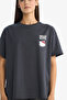 100% Cotton Hello Kitty Oversized Printed Short Sleeve T-Shirt G1904Ax26Sp - 4