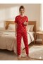 Lunawear Short-Sleeve Women's Sleepwear Set Lnw2026 - 3