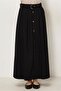 Belted Parachute Fabric Skirt 60757