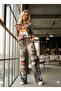 Custom Digital Printing Stone Embroidered Tracksuit Set - 8